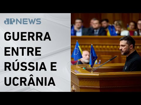 Zelensky apresenta “plano para vitória” a líderes da União Europeia