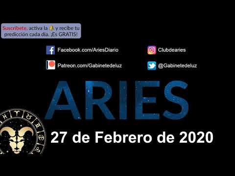 Horóscopo Diario - Aries - 27 de Febrero de 2020