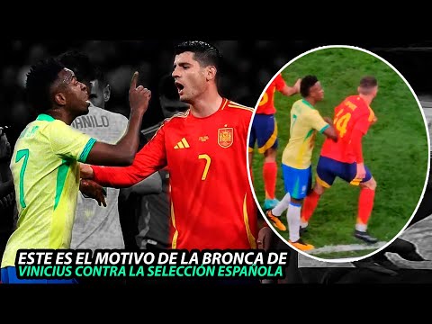 Este FUE el MOTIVO de la BRONCA de VINICIUS contra el BANQUILLO de ESPAÑA, LAPORT se RIE de VINI?