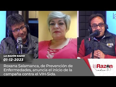 Roxana Salamanca, de Prevención de Enfermedades, anuncia el inicio de la campaña contra el VIH-Sida.