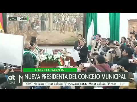 Gabriela Garzón es la nueva presidenta del Concejo Municipal