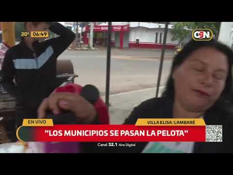 Villa Elisa- Lambaré: ''Los municipios se pasan las pelotas''