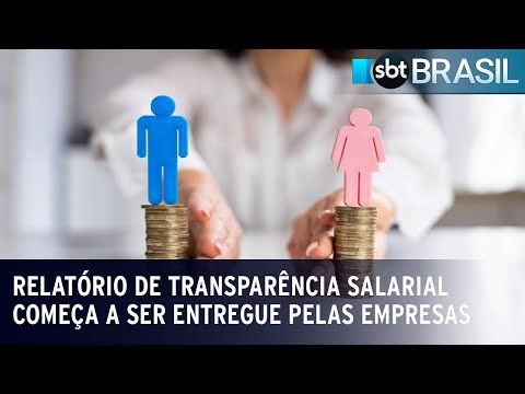 Relatório de transparência salarial começa a ser entregue pelas empresas | SBT Brasil (27/01/24)