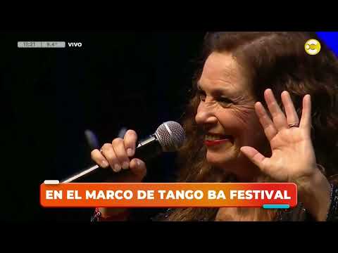 Sandra Mihanovich cantó en el escenario del Tango BA Festival y Mundial 2024 ?LPELDM? 16-08-24