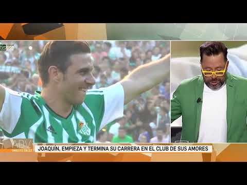 El homenaje de Pepe Da-Rosa al futbolista Joaquín Sánchez en Andalucía a dos voces
