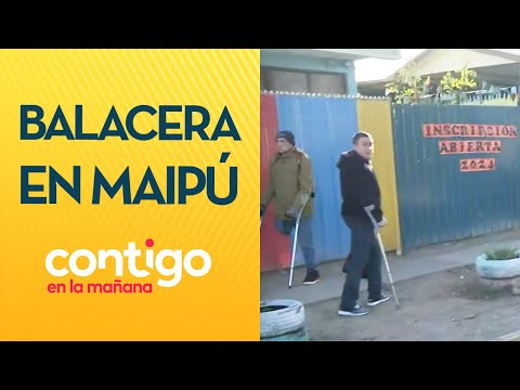 3 HERIDOS: La preocupante balacera frente a jardín infantil en Maipú - Contigo en la Mañana