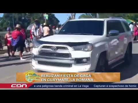Realizan fiesta de Gagá en Guaymate, La Romana
