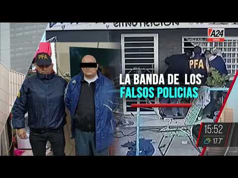 Megaoperativo en Moreno: cayó la banda de los falsos policías