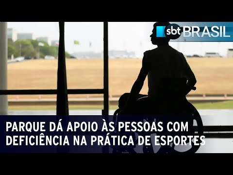 Parque dá apoio às pessoas com deficiência na hora de praticar esportes | SBT Brasil (13/01/24)