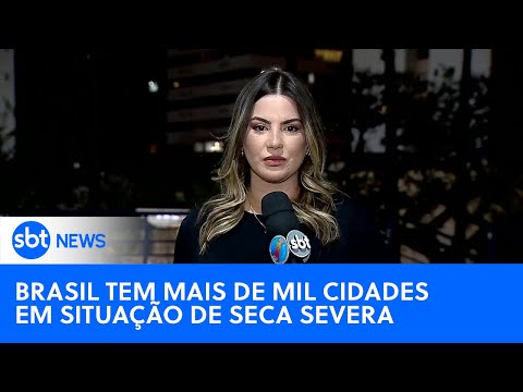 Brasil tem mais de 1.000 cidades em situação de seca severa | #SBTNewsnaTV (26/09/24)