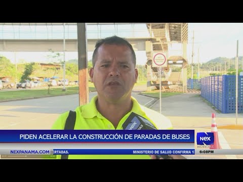 Piden acelerar la construccio?n de parada de buses