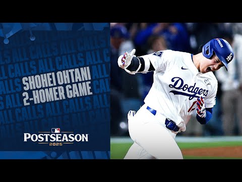 ALL CALLS: Shohei Ohtani crushes a pair of home runs in Game 3 of the World Series! | 大谷翔平ハイライト