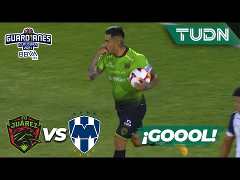 ¡Hay vida! Gol de Lezcano | FC Juárez 1-2 Rayados | Torneo Guard1anes 2021 BBVA MX J9 | TUDN