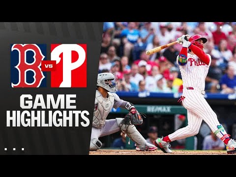 Red Sox vs. Phillies Game Highlights (7/23/25) | MLB Highlights