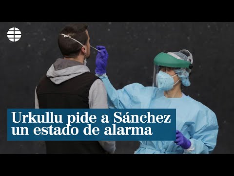 Iñigo Urkullu pide a Pedro Sánchez un estado de alarma para toda España