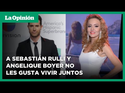 Angelique Boyer y Sebastián Rulli confiesan por qué no viven juntos l La Opinión