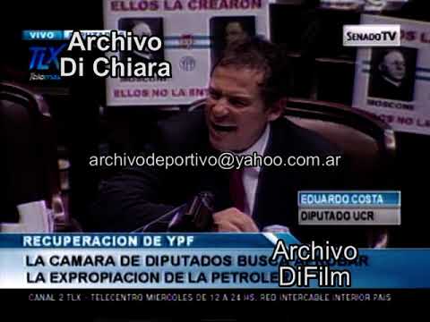 Eduardo Costa - Expropiacion recuperacion de YPF 2012 DV-13605 DiFilm