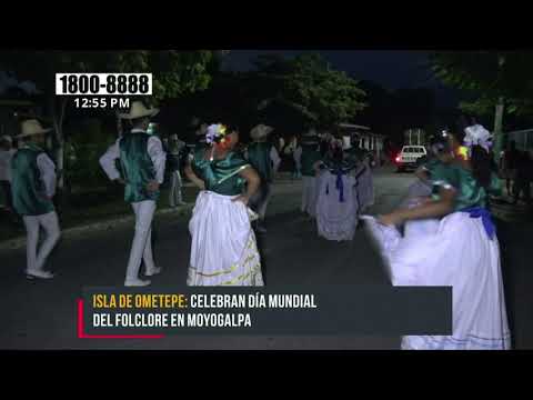 Realizan festival de danzas folclóricas en la Isla de Ometepe - Nicaragua