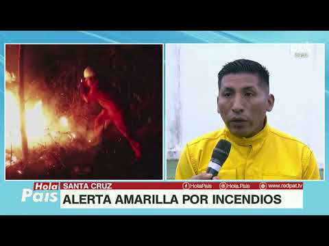 ALERTA AMARILLA POR INCENDIOS, BOMBEROS FORESTALES NOS DAN DEMOSTRACIONES DE COMO APAGAR UN UNCENDIO
