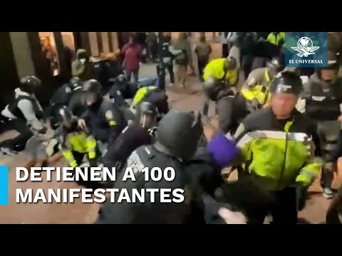 Desmantelan manifestacio?n y detienen a 100 en Boston
