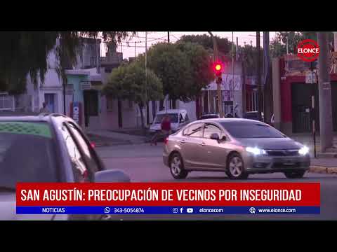 San Agustín: Preocupación de vecinos por inseguridad