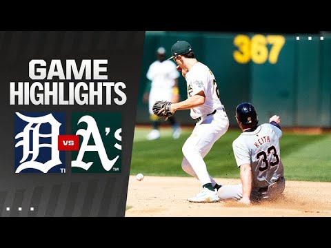 Tigers vs. As Game Highlights (9/7/24) | MLB Highlights