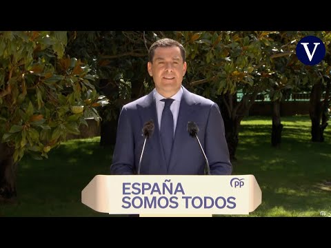 Juanma Moreno critica a Sánchez por anteponer sus propios intereses