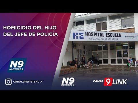 HOMICIDIO DEL HIJO DEL JEFE DE POLICÍA - NOTICIERO 9