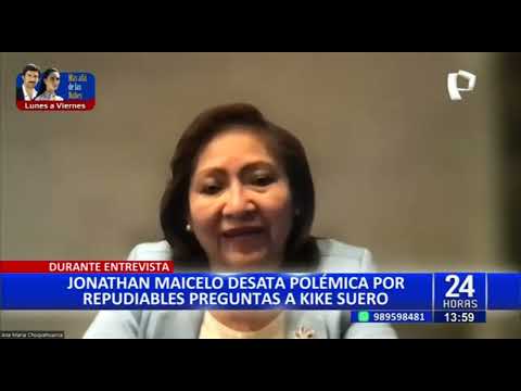 Jonathan Maicelo: critican su entrevista a Kike Suero (2/2)