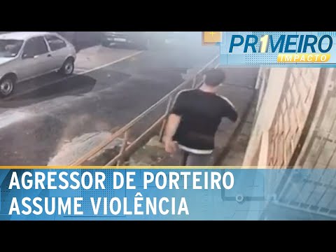 Homem que agrediu porteiro confirma violência, mas nega racismo | Primeiro Impacto (04/03/24)
