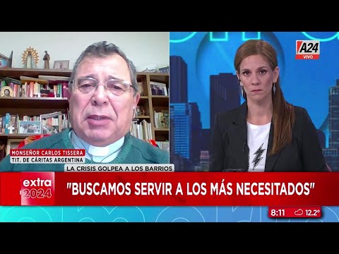 La crisis golpea los barrios: El Gobierno confía en nosotros - Monseñor Tissera
