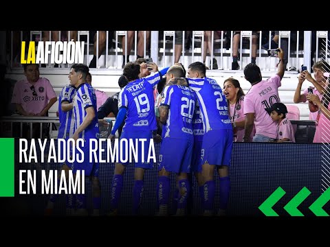 Rayados consigue importante victoria sobre Inter Miami en ida en Concacaf Champions Cup