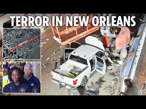 'Bombs' found as New Orleans terrorist 'hellbent on carnage' shot dead after NYE crowd attack