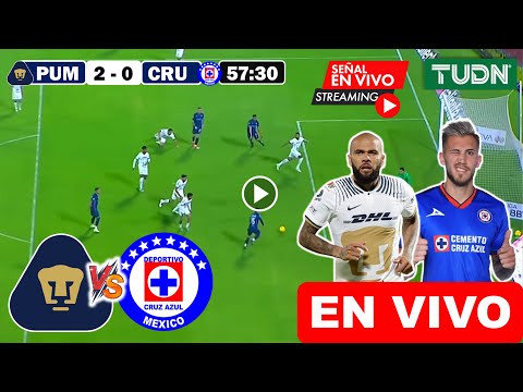 Pumas vs. Cruz Azul en vivo, donde ver, a que hora juega Pumas vs. Cruz Azul Liga MX Clausura 2024