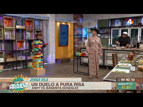 Vamo Arriba - Un duelo a pura risa: Bananita González vs. Andy en el Jenga Vila