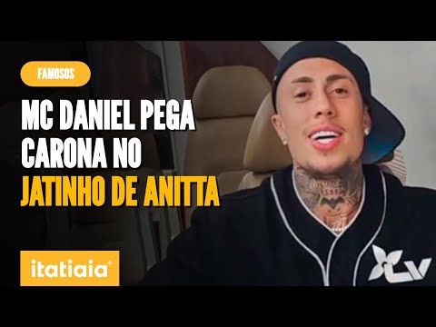MC DANIEL 'PEGA CARONA' EM JATINHO DE ANITTA PARA FORTALEZA