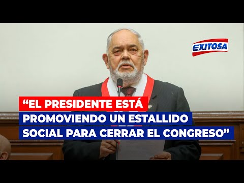 Jorge Montoya: El presidente está promoviendo un estallido social para cerrar el Congreso