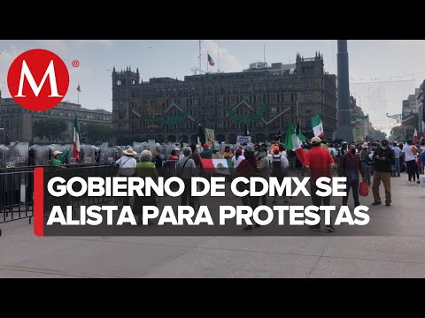 Por manifestantes, aumentará presencia policial en Zócalo de CdMx