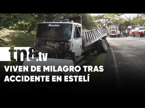 En Estelí de milagro sobreviven personas en accidente de tránsito - Nicaragua