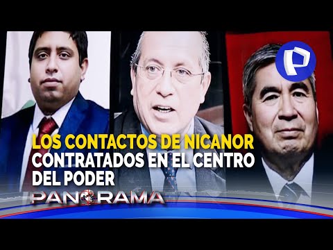 ¡Exclusivo! Contactos de Nicanor contratados en el centro del poder: amigos de pichanga con chamba