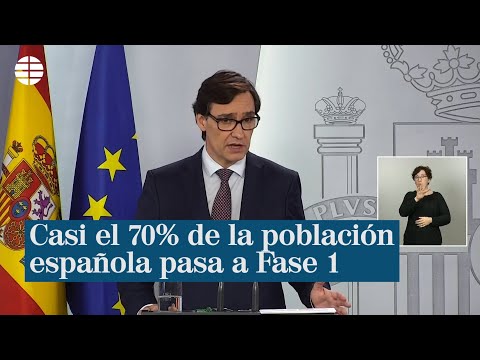 Sanidad alivia las restricciones al 30% de la población española que sigue en la Fase 0