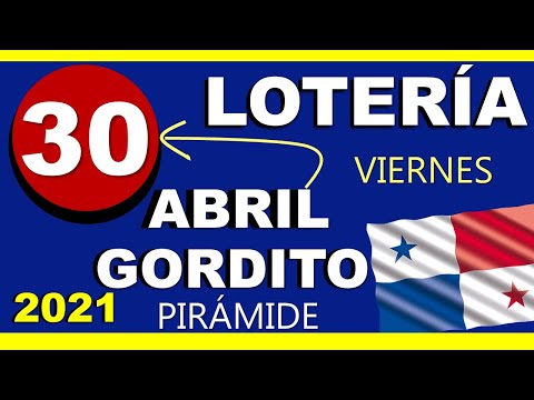 Piramide Suerte Decenas Para Viernes 30 de Abril 2021 Loteria Nacional de Panama Gordito Millonario