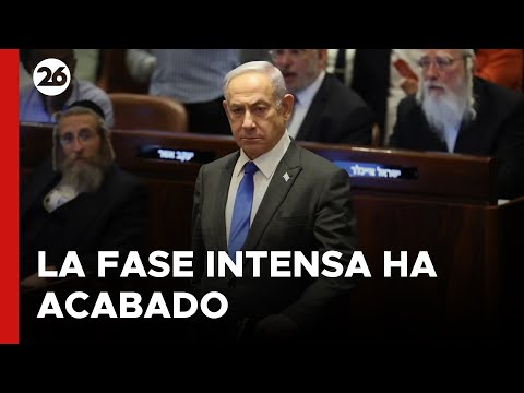 Benjamin Netanyahu aseguró que la fase intensa de la guerra de Gaza está llegando a su fin