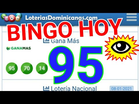 RESULTADOS de HOY...!! (( 95 )) BINGO HOY..! Loteria GANA MÁS de HOY/SORTEOS PARA HOY/NÚMEROS DE HOY