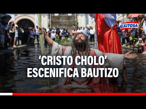 Semana Santa en el Rímac: 'Cristo Cholo' fue bautizado en el Paseo de Aguas