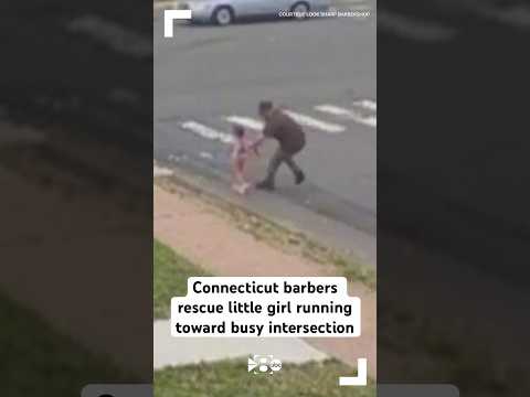 Connecticut barbers rescue little girl running toward busy intersection