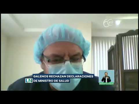 Galenos ecuatorianos rechazan declaraciones del Ministro de Salud