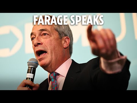 LIVE: Nigel Farage addresses Reform UK conference in East Midlands