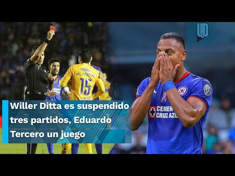 Willer Ditta es suspendido tres partidos, Eduardo Tercero un juego y Robert Siboldi es investigado