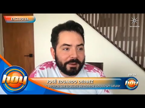 José Eduardo Derbez se defiende de quien lo acusó de robo | Programa Hoy